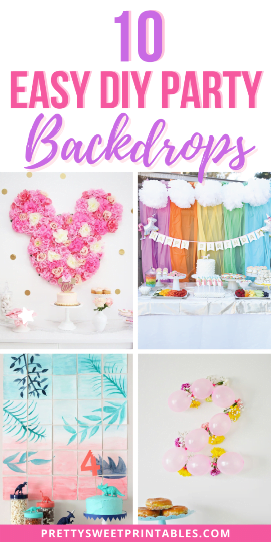 10 Amazing DIY Party Backdrops That Will Wow Your Guests | Pretty Sweet ...