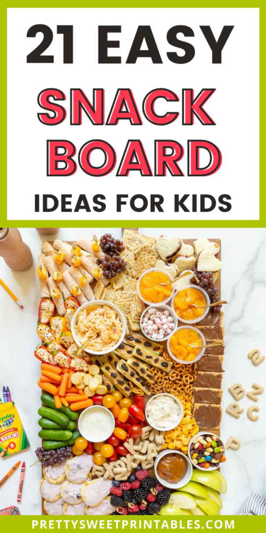 21 Kid-Friendly Charcuterie Board Ideas You Need to Make | Pretty Sweet ...
