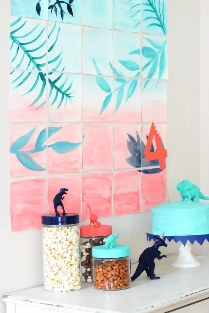 DIY Party Backdrops watercolor backdrop