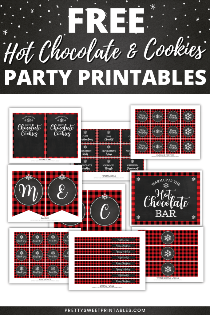 Free Hot Chocolate Bar Printables Pretty Sweet Printables