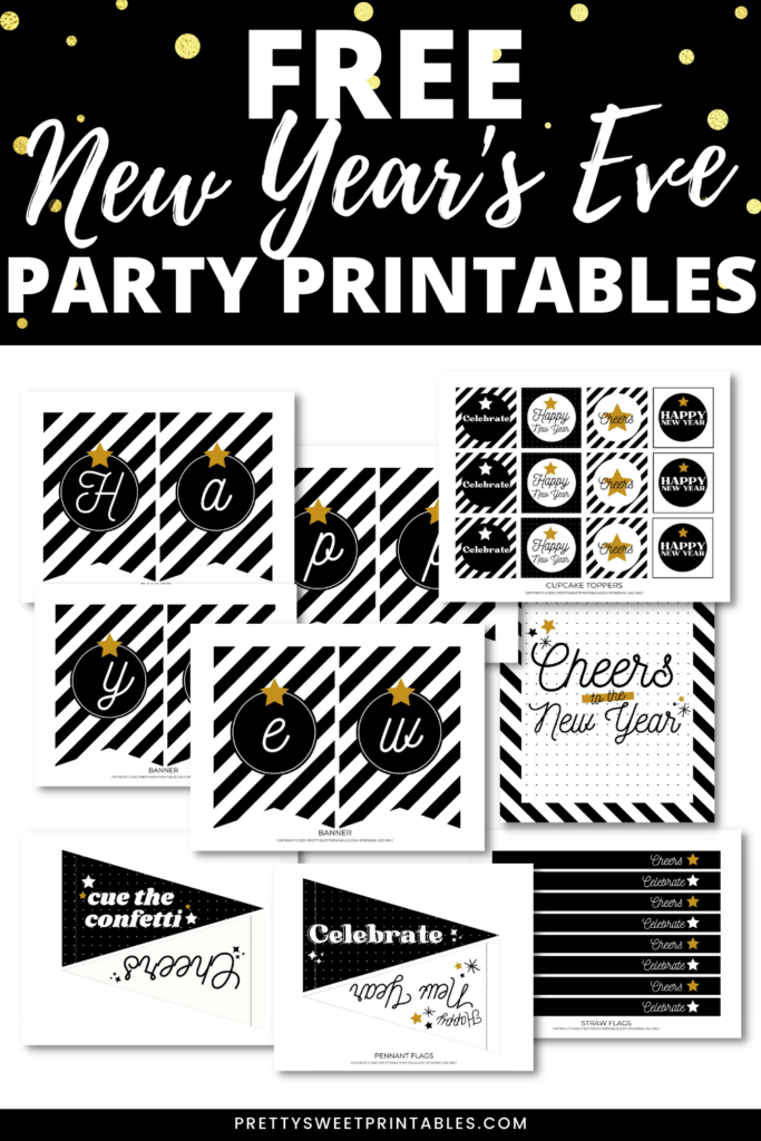 Celebrate Another Year With These Free New Year's Party Printables ...