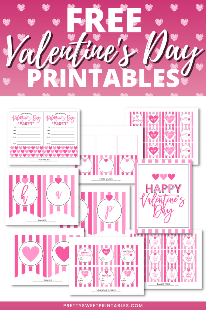 Free Valentine's Day Printables To Celebrate Love Day | Pretty Sweet ...