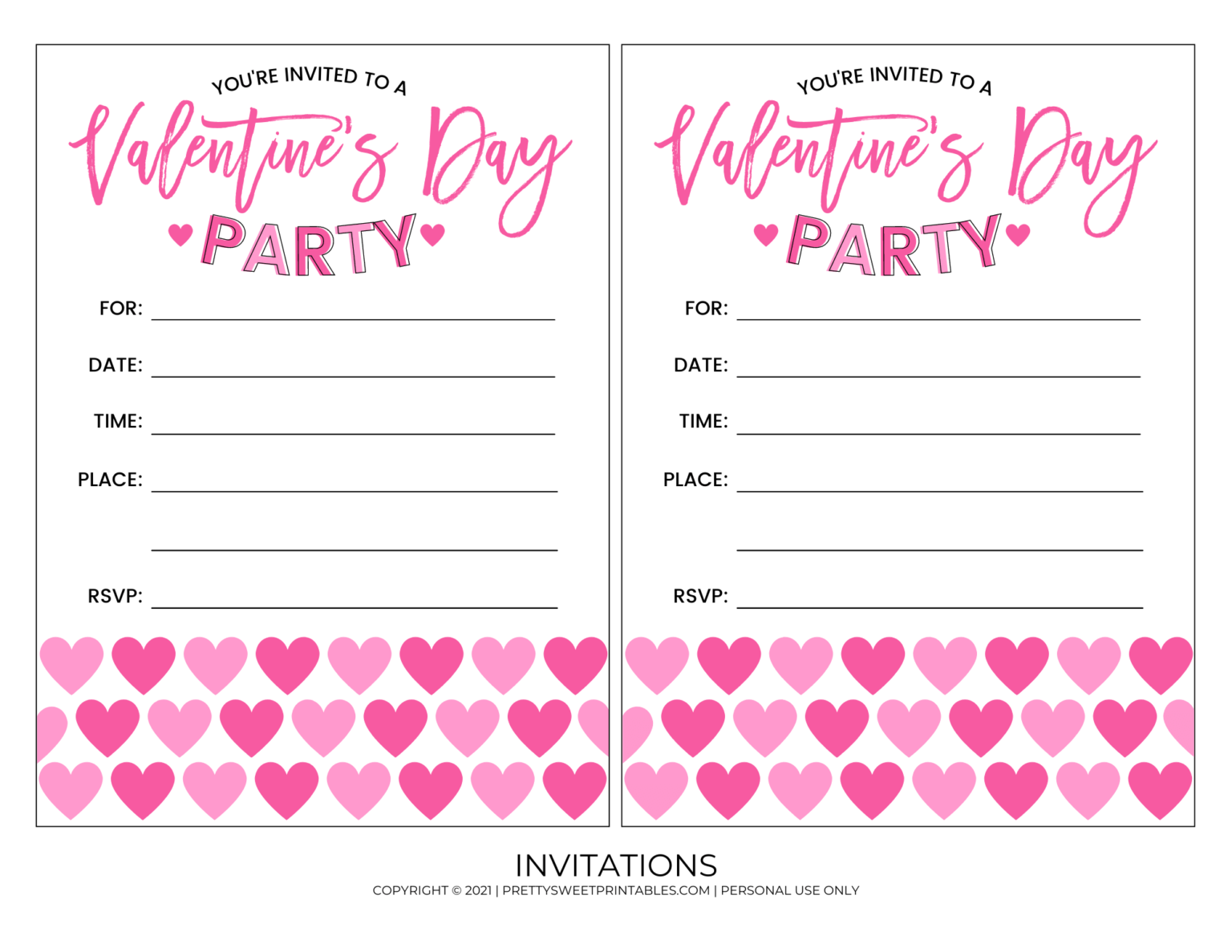 Free Valentine's Day Printables To Celebrate Love Day - Pretty Sweet