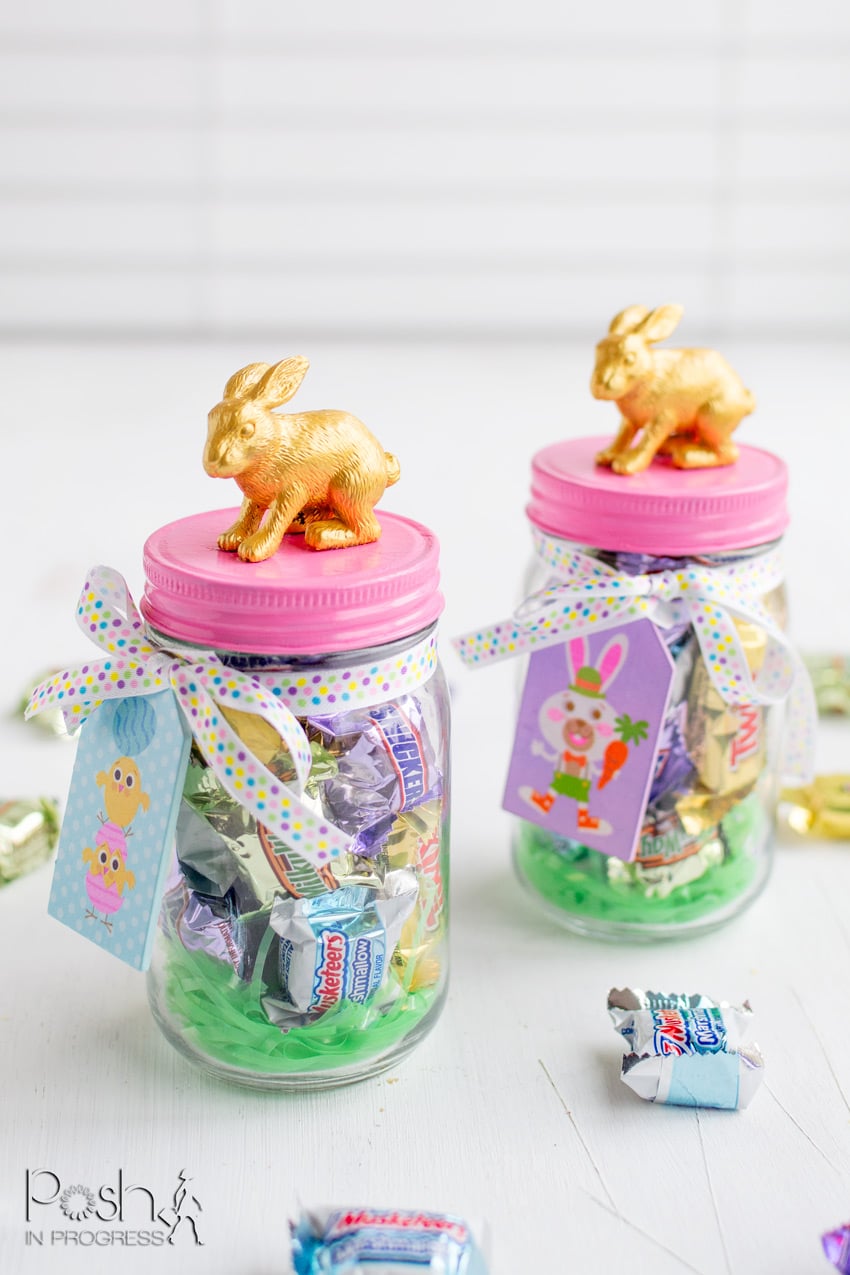 45+ Adorable DIY Mason Jar Ideas for Easter | Pretty Sweet Printables