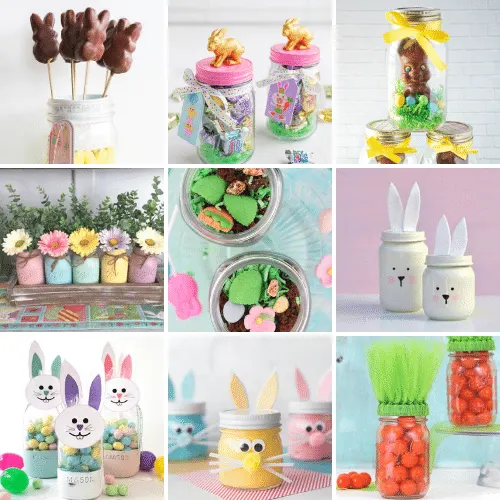 Mason Jar Ideas for Easter Featured