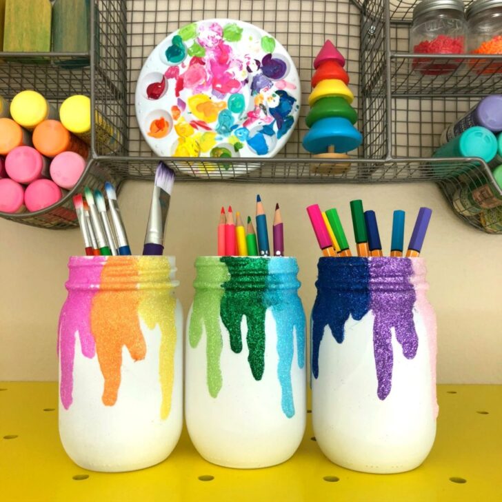 45 Best DIY Mason Jar Crafts for Kids | Pretty Sweet Printables