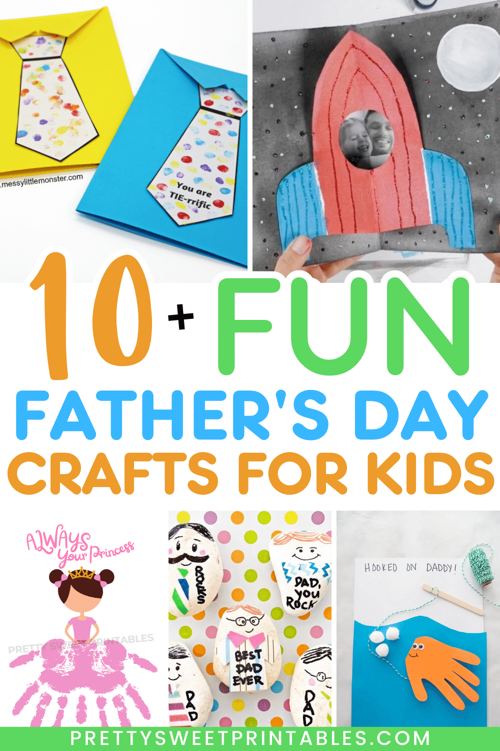 13 Easy Father’s Day Craft Ideas for Kids | Pretty Sweet Printables