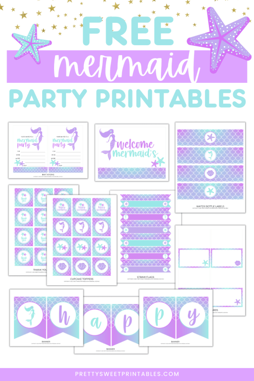 Free Mermaid Party Printables