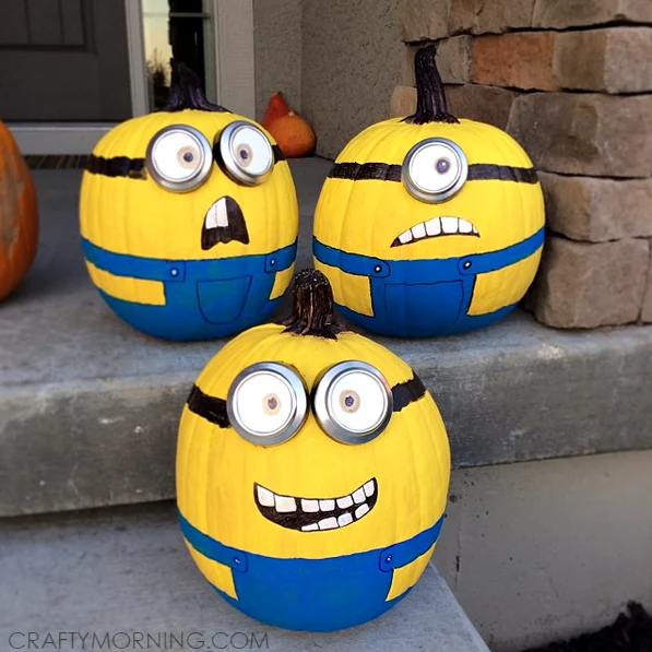 no carve minion pumpkins