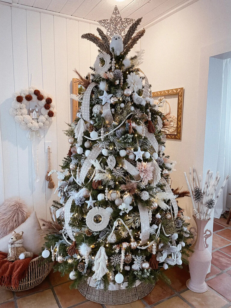 Boho Neutral Christmas Tree