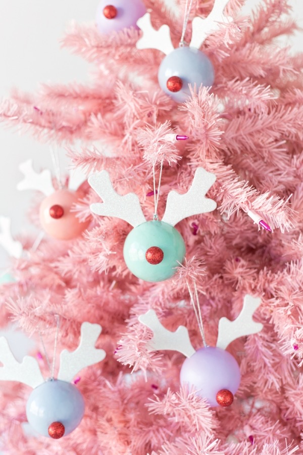 DIY Rudolph Ornaments