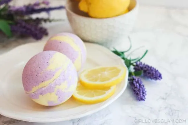Allergy Relief Lavender Lemon Bath Bombs