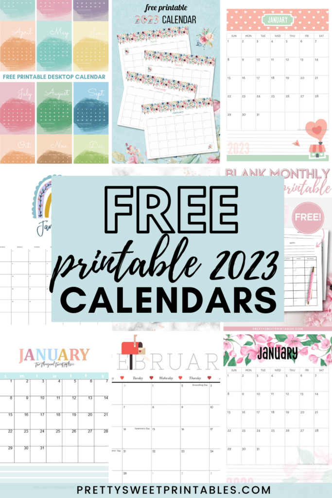 Free 2023 Calendar Templates
