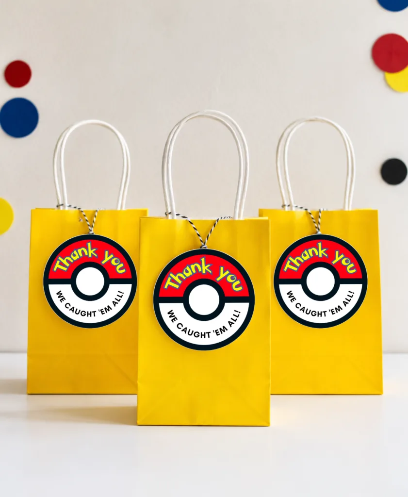 pokemon printable favor tags
