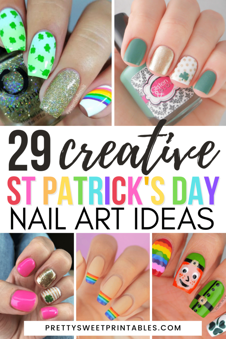 29 St Patrick's Day Nail Ideas That Are So Easy to Copy | Pretty Sweet ...