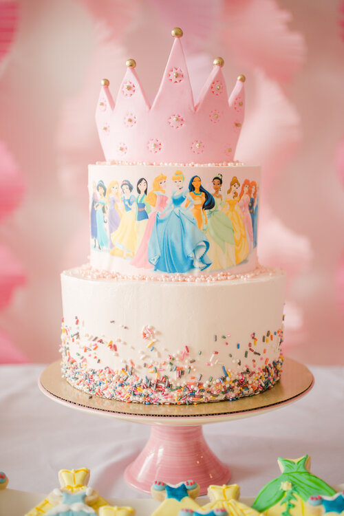 Designer Round Princess Cake