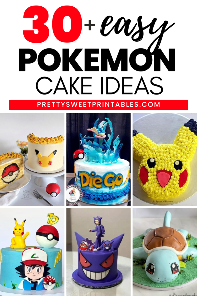 Pokemon Cake · A Computer Game Cake · Recipes on Cut Out + Keep