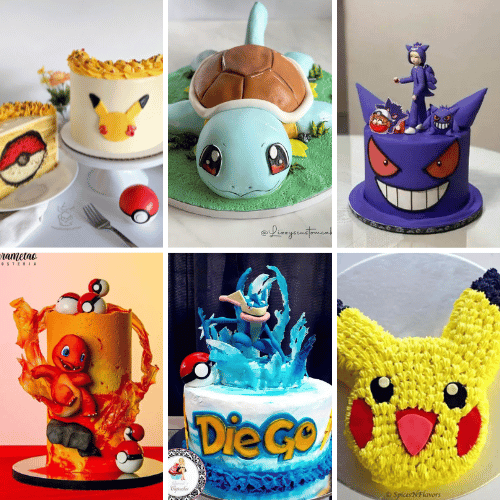 Pokemon Pikachu And Pokeball Cake