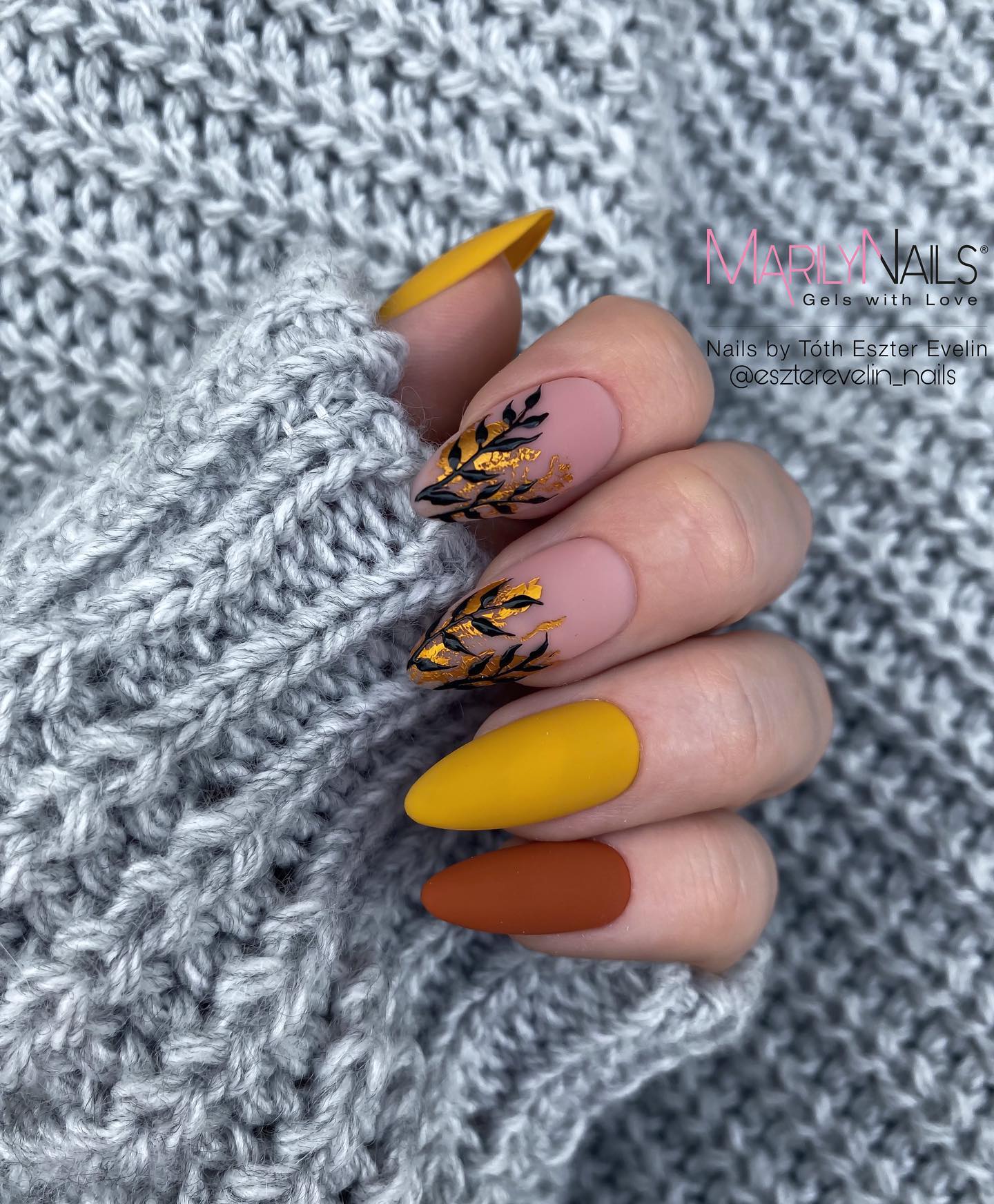65 Fabulous Fall Nail Designs To Spice Up Your Autumn Style | Pretty ...