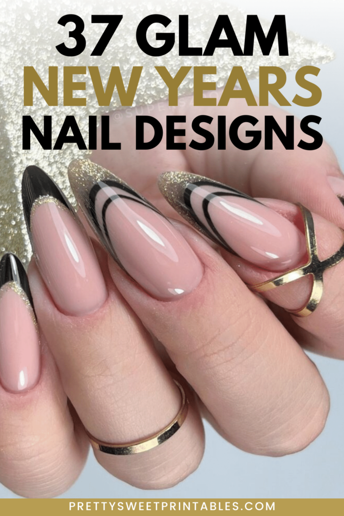 new years nail designs