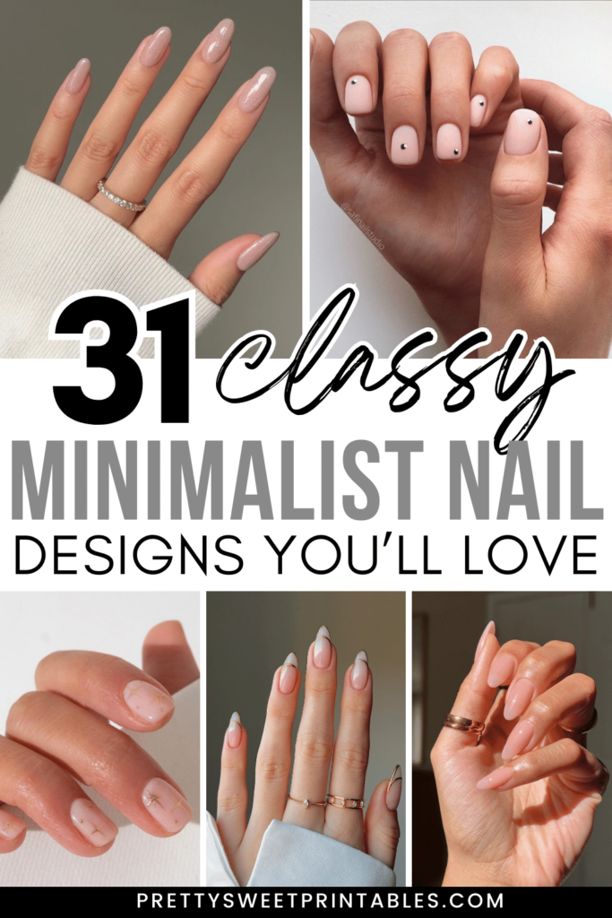 minimalist nail designs