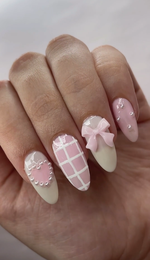 Pink Coquette Nail Tutorial