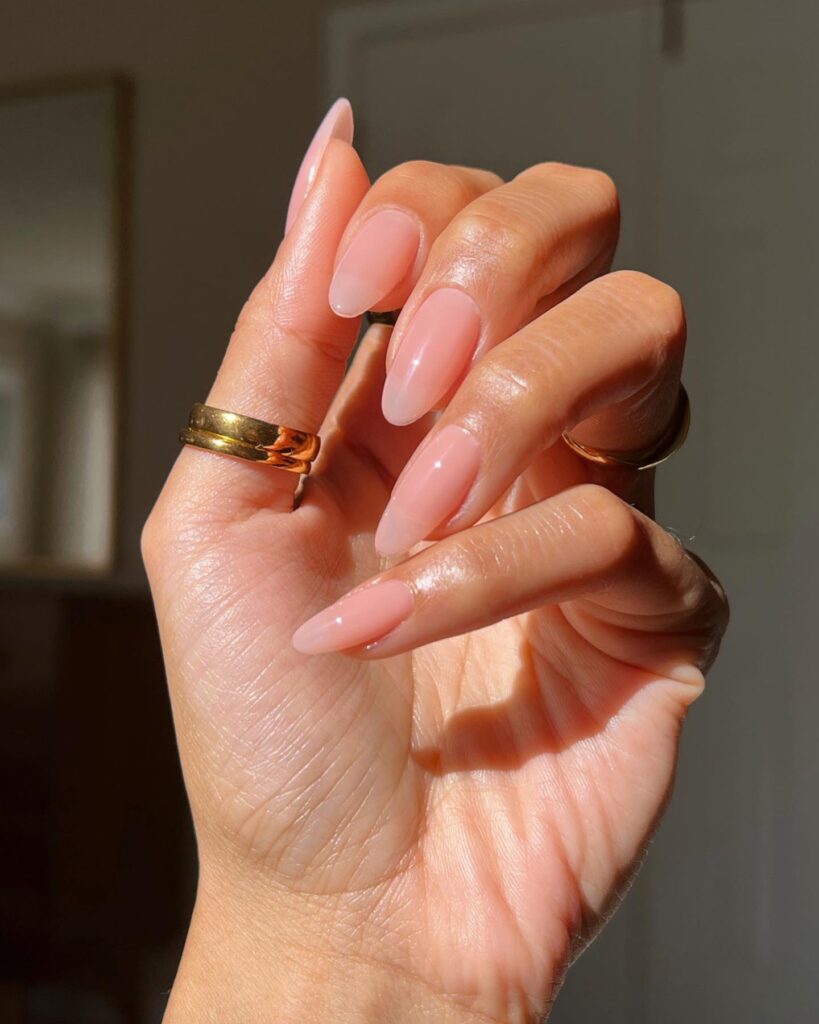 pink neutral nails