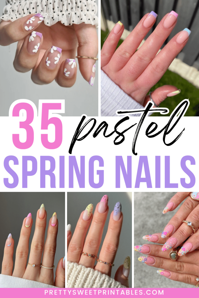 pastel spring nails