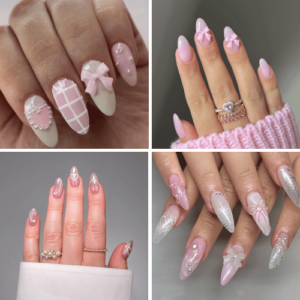 27 Girly Coquette Nails That Are Stylish And Sassy
