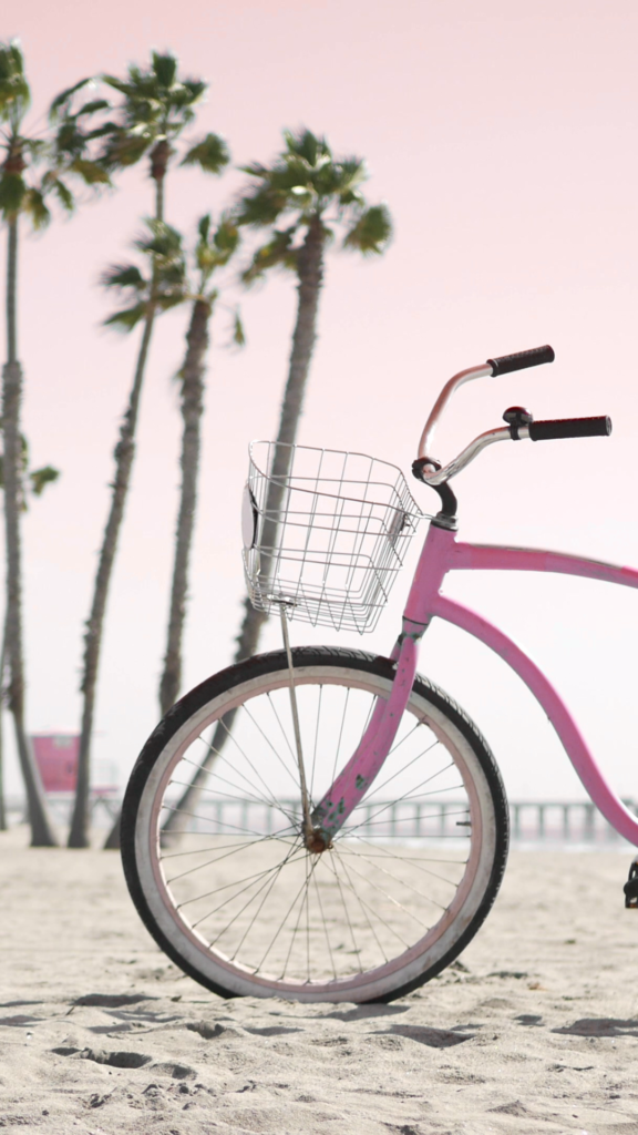 beach bike rides wallpaper