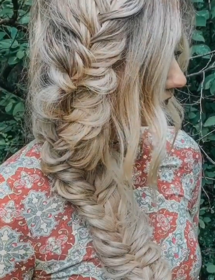 Chunky Side Fishtail w/ Extensions