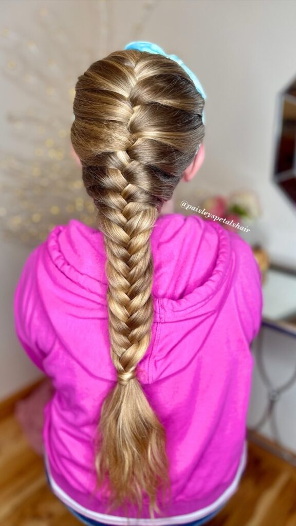 french braid hack