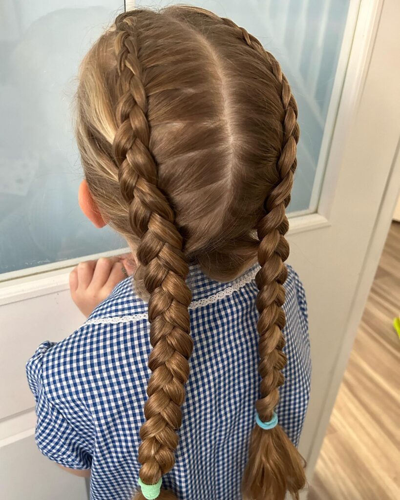 lace dutch braids