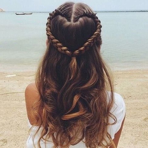 Braided Heart Hairstyles