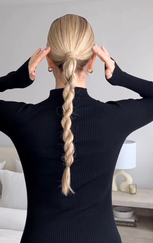 Rope Braid Ponytail