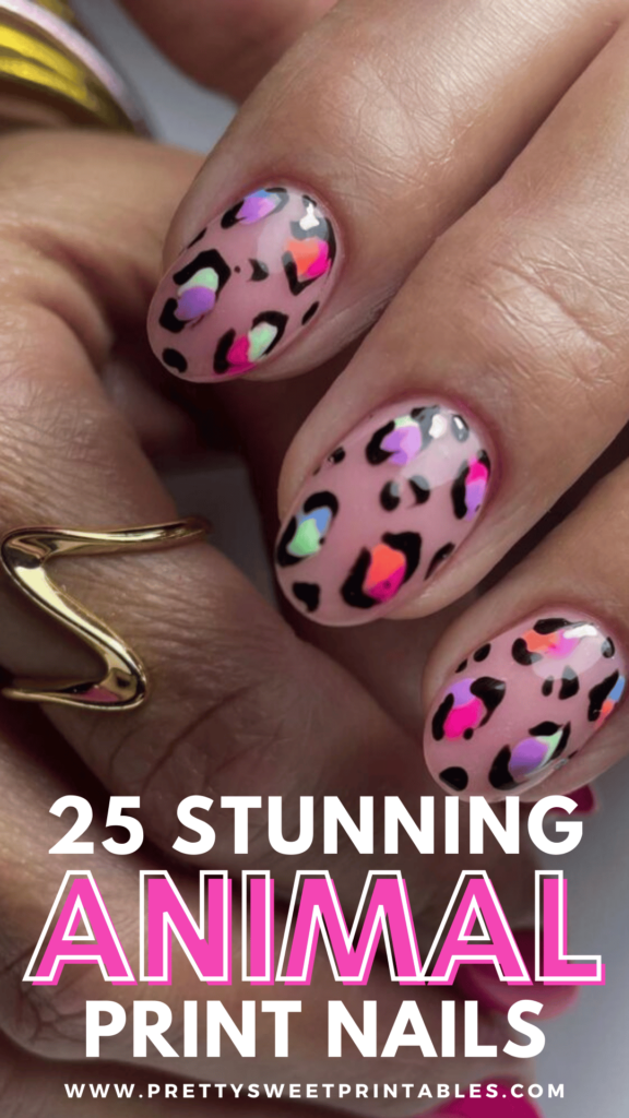 animal print nails designs