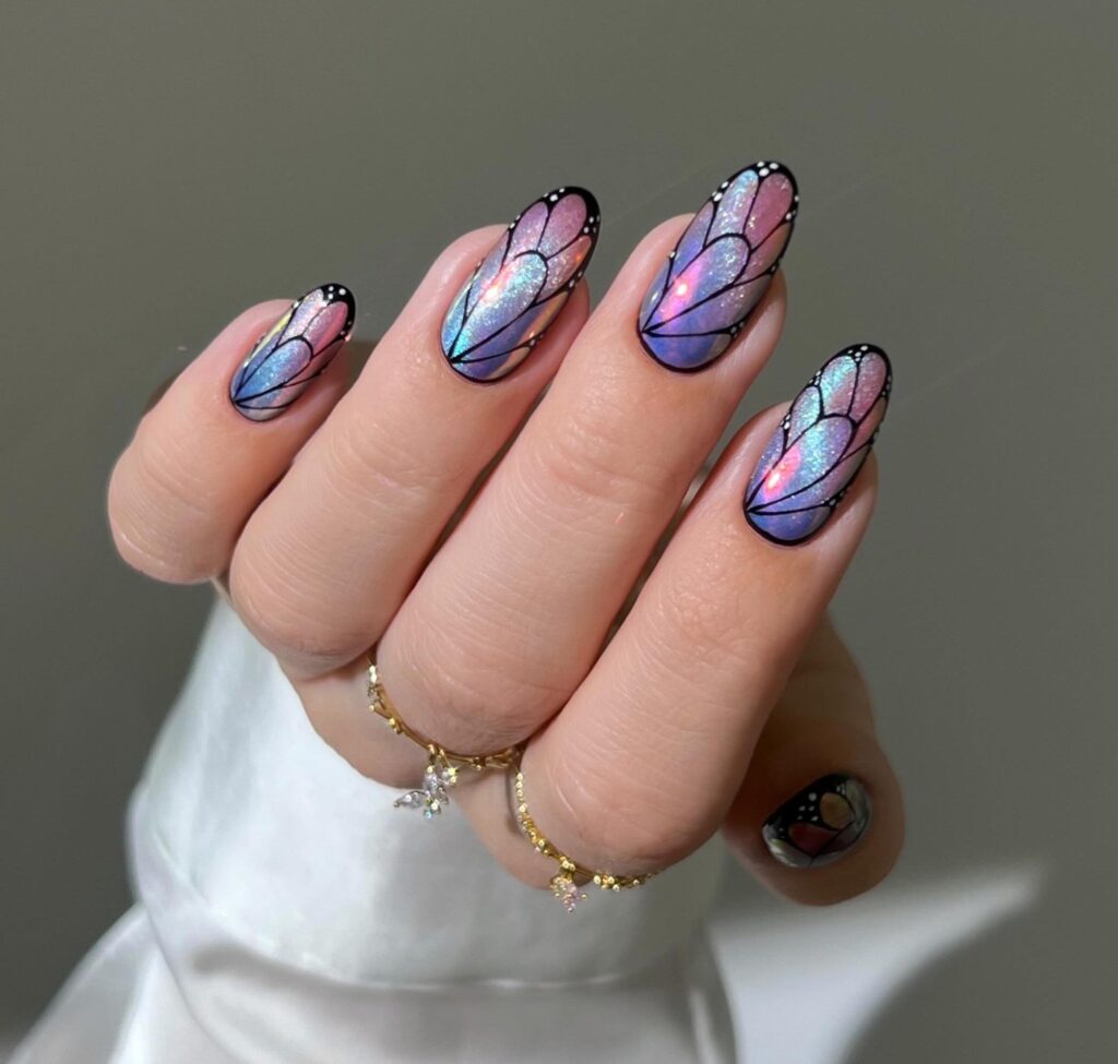 butterfly wing nails