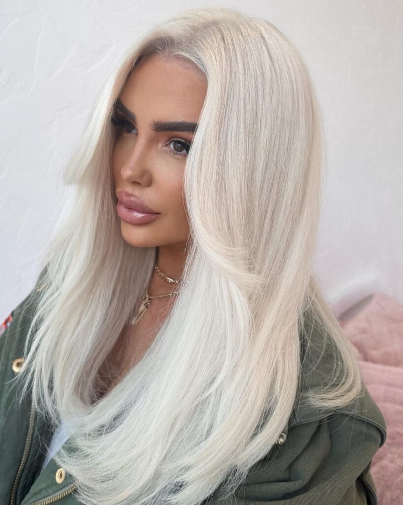 platinum blonde hair color ideas