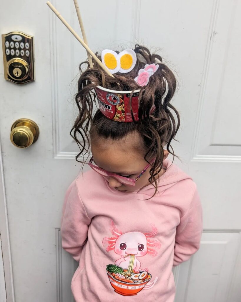 fun ramen hairstyle idea