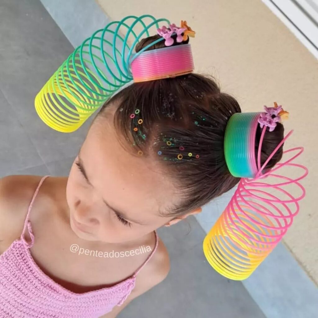 slinky Crazy hair for kids