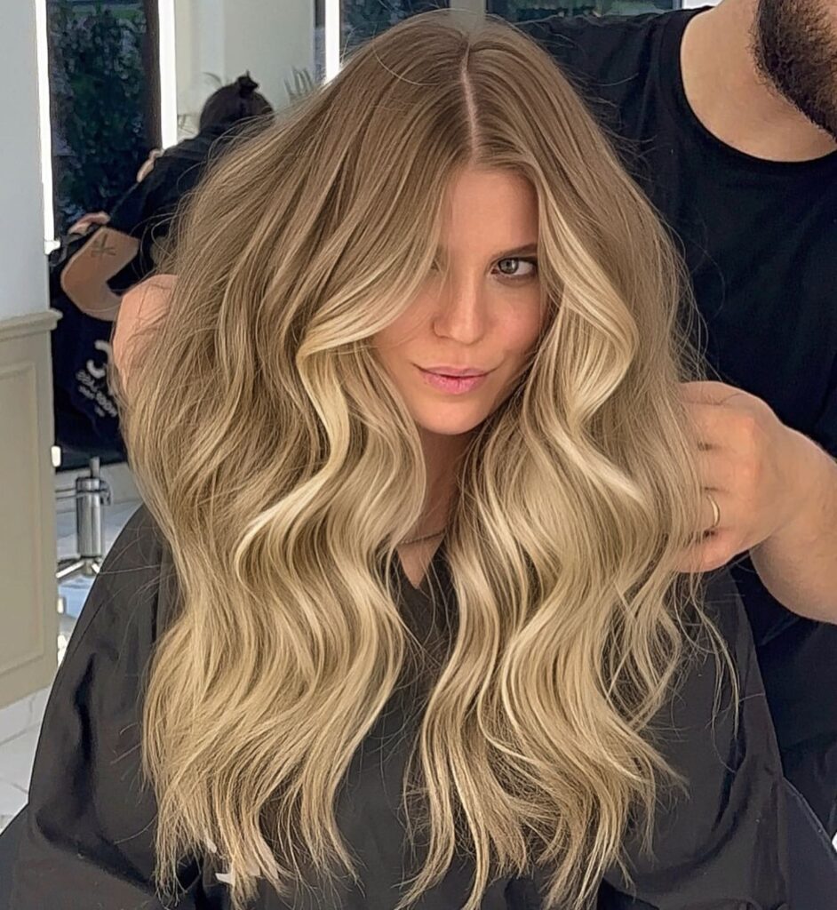 soft blonde ombre