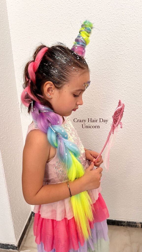 crazy unicorn hair 