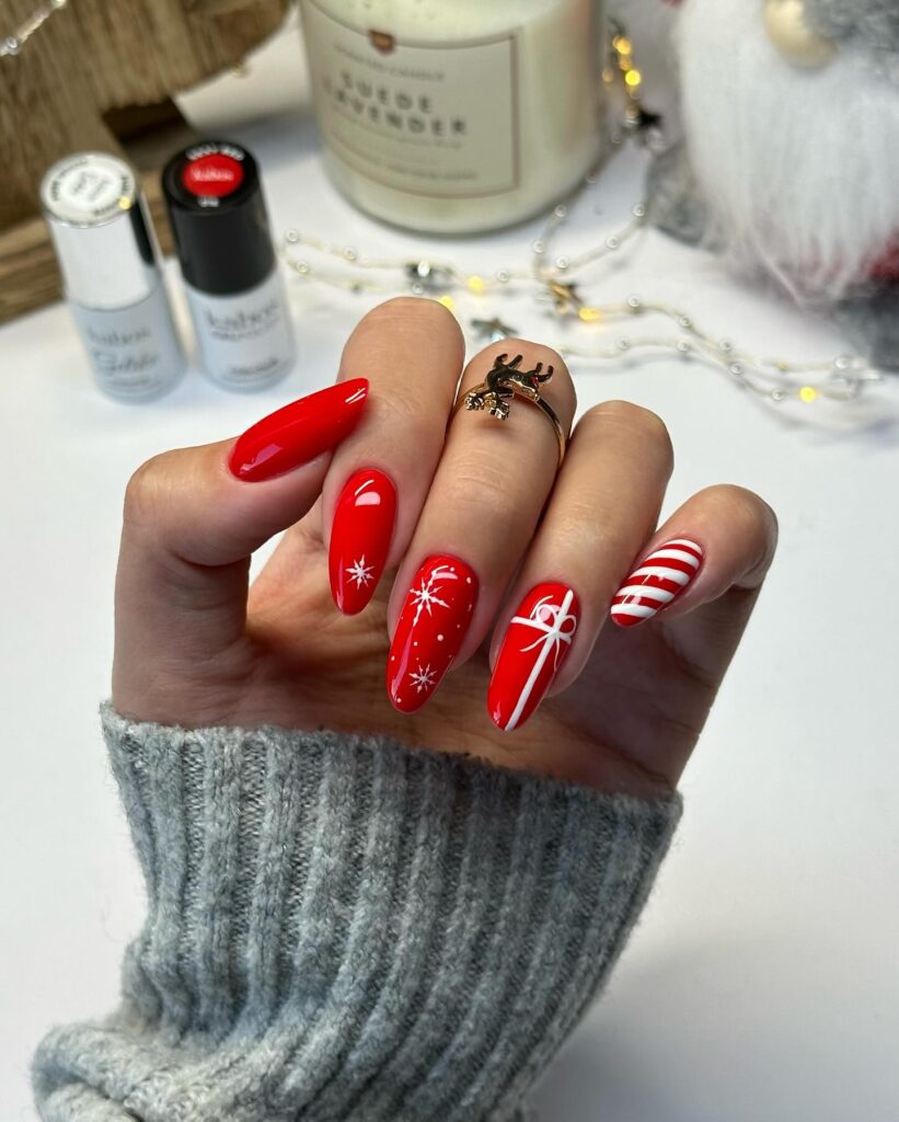 christmas gift nails