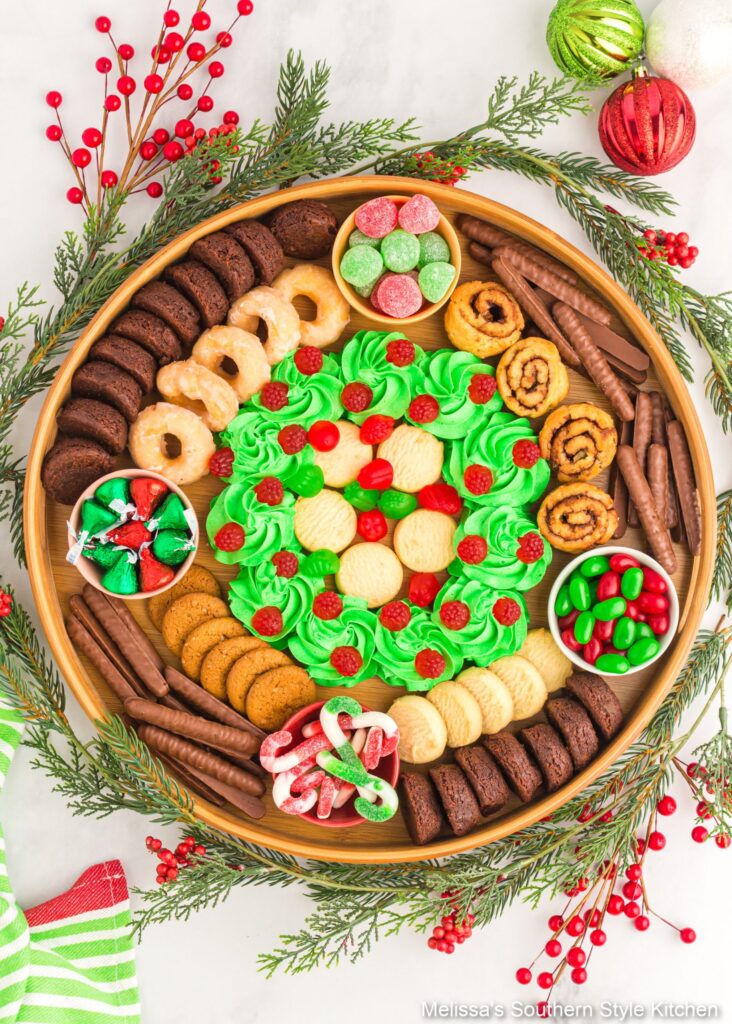 christmas buttercream board