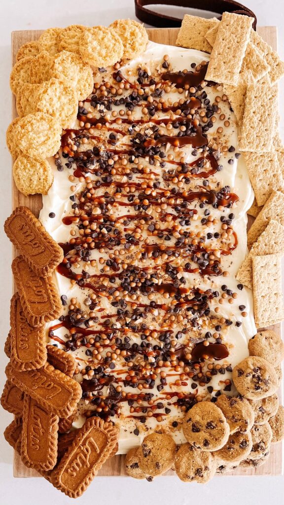 lotus biscoff buttercream board