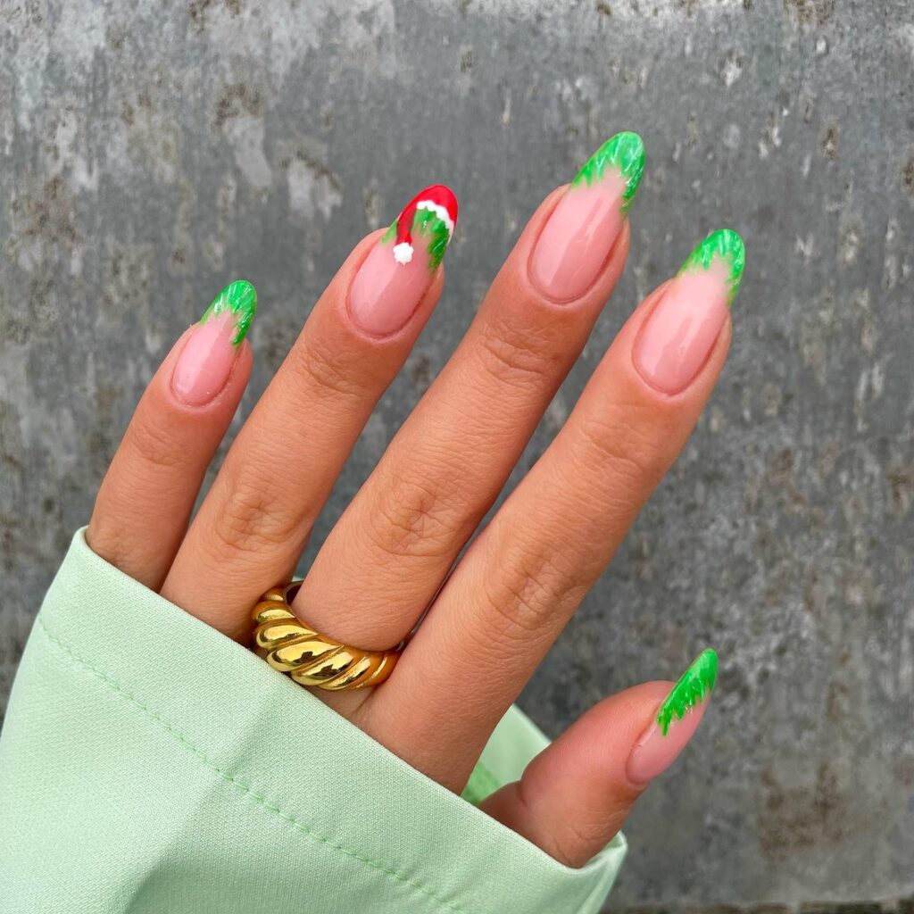 mr grinch nails