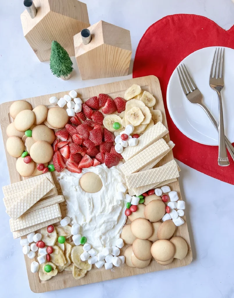 santa gnome dessert board