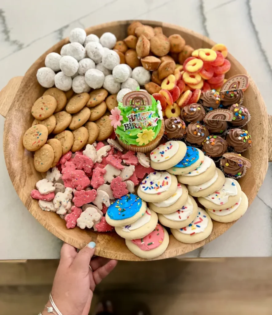 birthday snack board