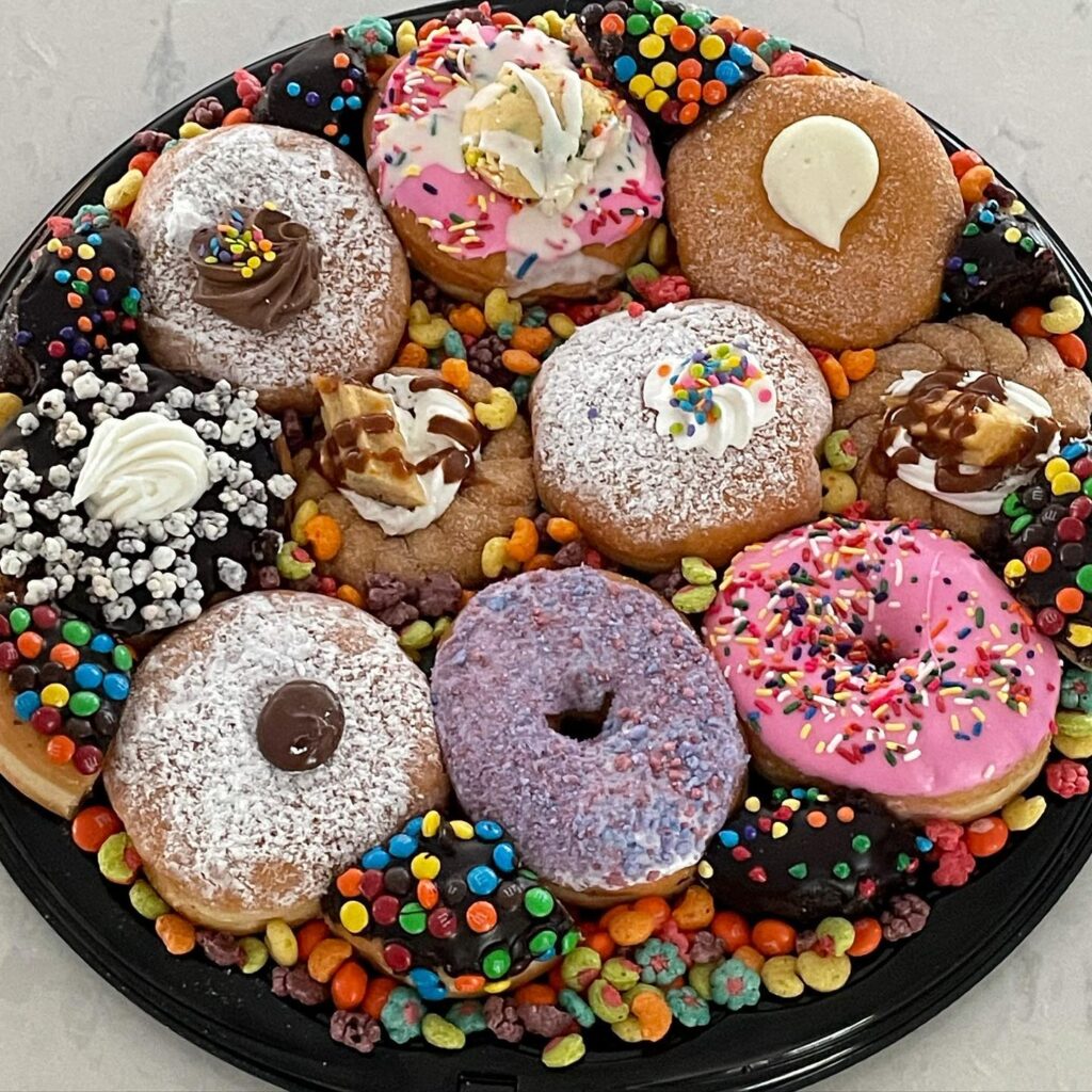 girls night donut dessert board