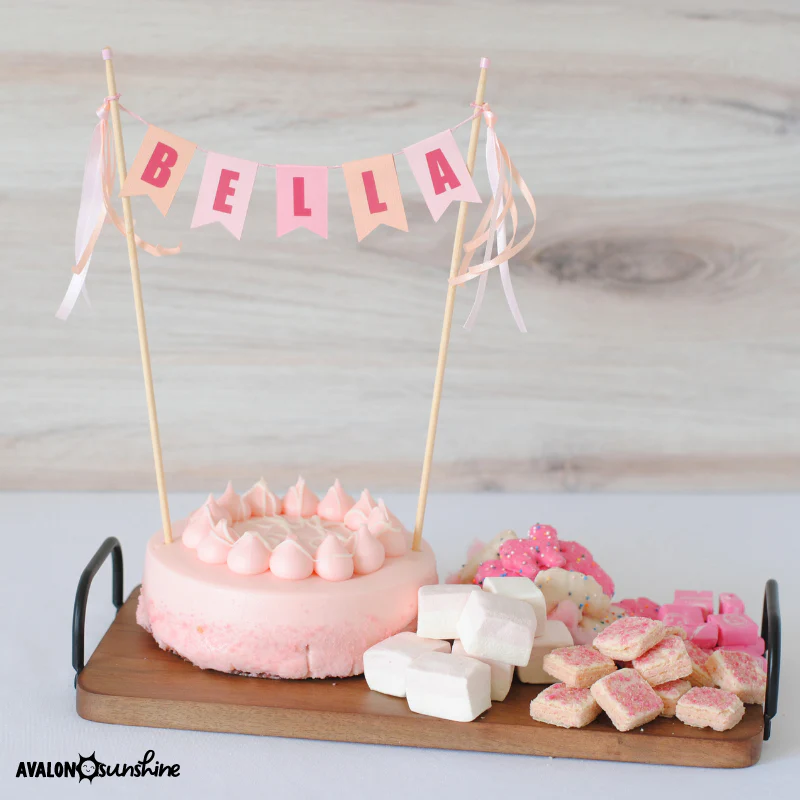 easy birthday cake charcuterie board